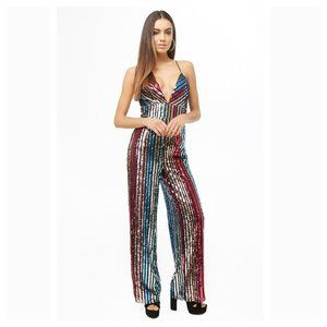 Rainbow Sequin Jumpsuit